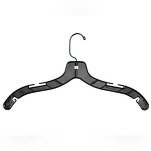 Hangers Black Plastic Boutique Swivel Hook qty 50